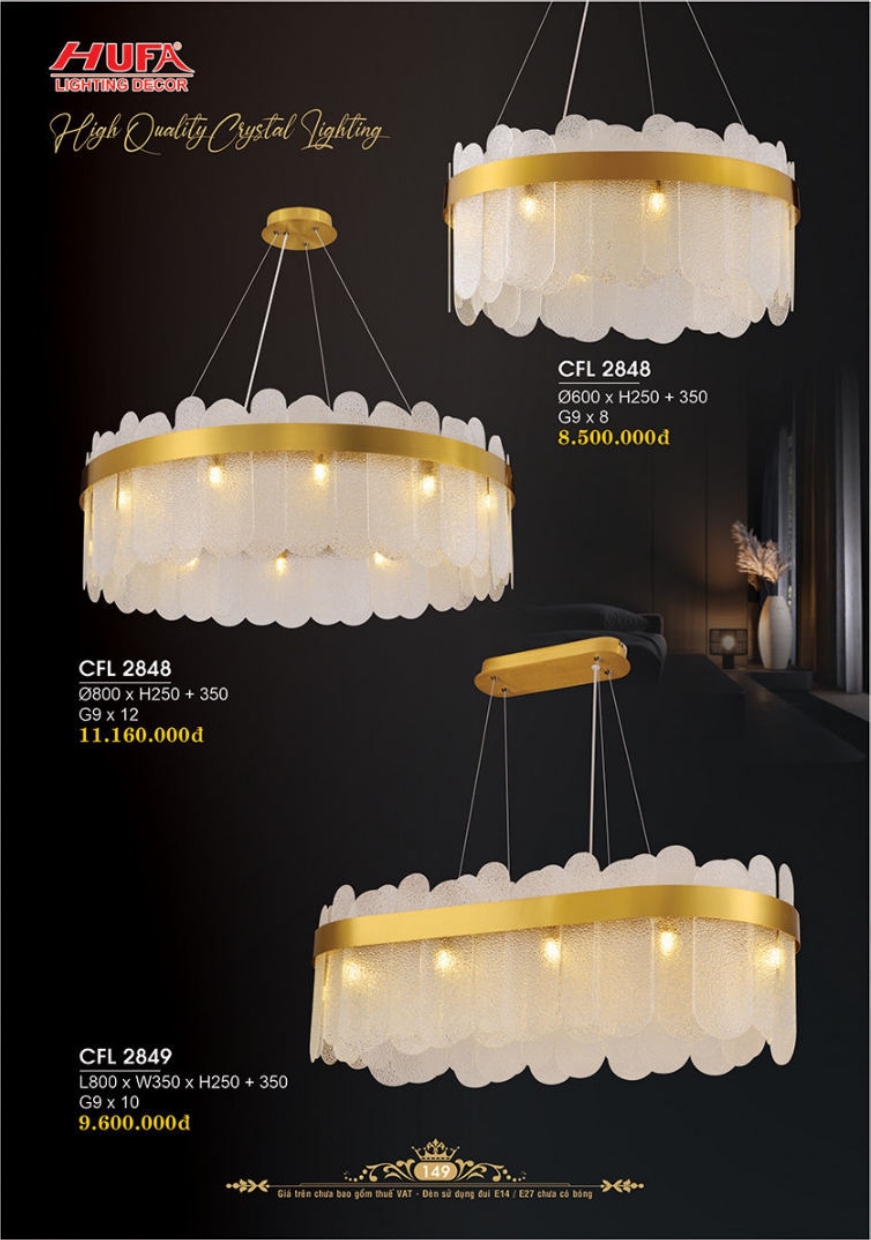 Bảng giá đèn trang trí HUFA